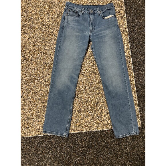 Levi's 514 Women's Denim 32W 34L Straight Leg Blue Jeans - Picture 1 of 6